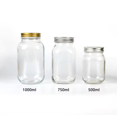 glass food storage jar