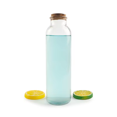 glass juice bottle