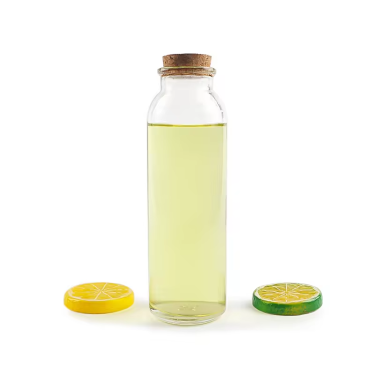 glass juice bottle