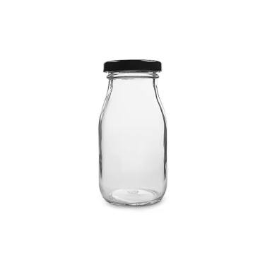 glass milk bottle