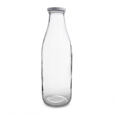 glass milk bottle