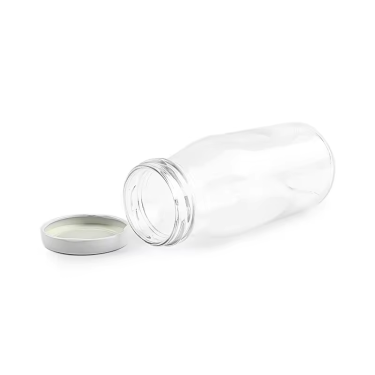 glass milk bottle