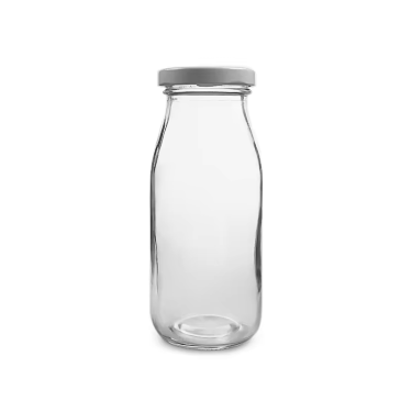 glass milk bottle