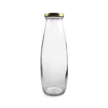 glass milk bottle