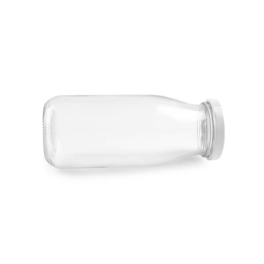 glass milk bottle