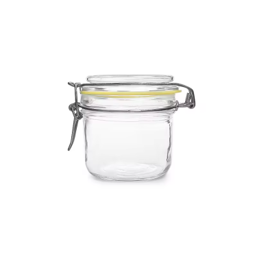 glass storage container jar