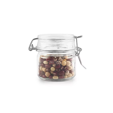 glass storage container jar