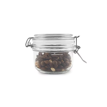 glass storage container jar