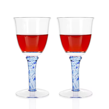 Wholesale 250ml high quality glass wine glasses goblet wine glasses Home hotel party use red wine glass cups