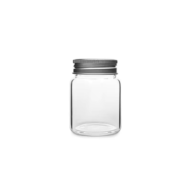 high borosilicate glass storage jar