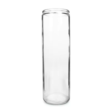 tall cylinder glass candle jar