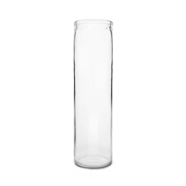 tall cylinder glass candle jar