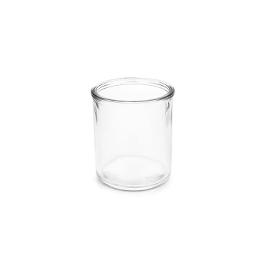 Wholesale 60ml 85ml 185ml 295ml high quality wide mouth thick bottom clear empty candle holder glass candle jars