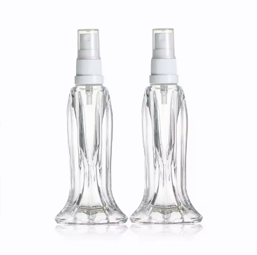 Beautiful design 15ml fish tail shape glass perfume sprayer bottles with pump sprayer Diffuser Bottle Personal Care wholesale