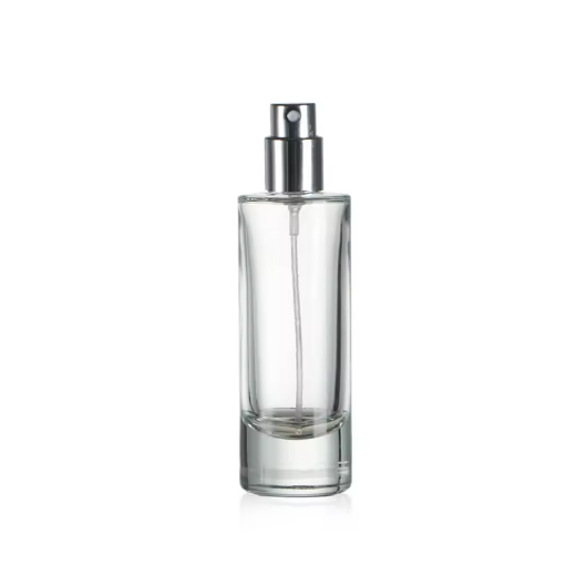 Pocket design portable 30ml cylinder high end glass aprayer perfume bottles glass