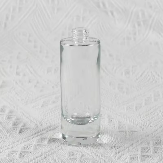 Pocket design portable 30ml cylinder high end glass aprayer perfume bottles glass