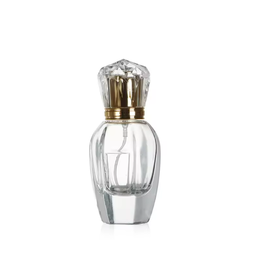 Best selling 50ml unique empty perfume glass bottles with pump sprayer ﻿