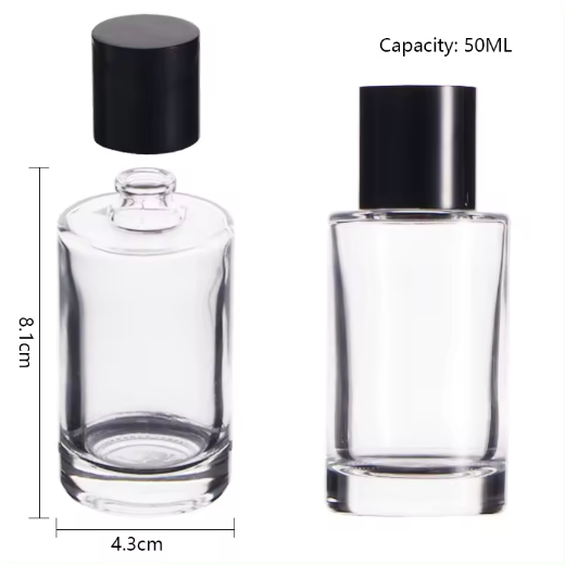 Wholesale Crystal Luxury Female perfume 30ml 50ml 100ml Glass perfume spray Bottle with spray Cosmetic Packaging