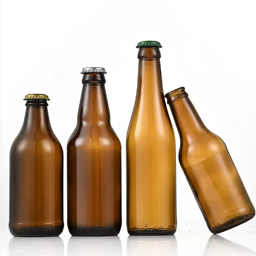 factory wholesale variety empty 330ml 500ml 640ml 1000ml amber clear blue glass beer bottle