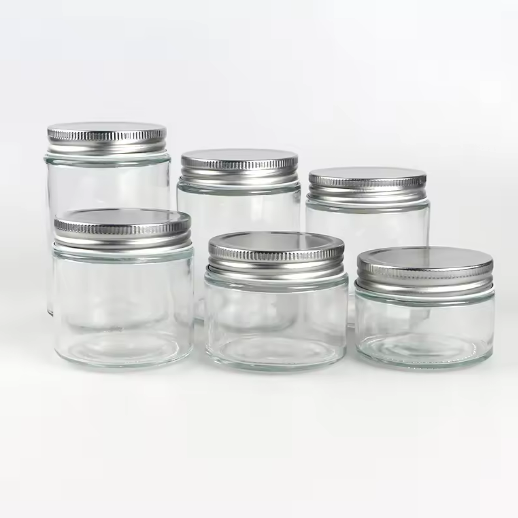 100ml 150ml 220ml 250ml 280ml 380ml round shape cookie honey jam straight glass jar