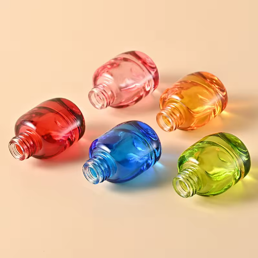 50ml Empty Luxury Color Clear Glass Skin Care Packaging Dropper Essential Oil Bottle For Cosmetic