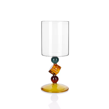 custom creative glass goblet cup