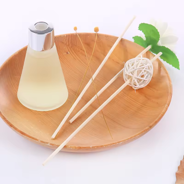 Wholesale conical flask 50ml frosted aromatherapy glass reed diffuser bottle for home decoration