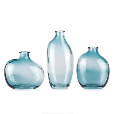 gradient color flat shape vase