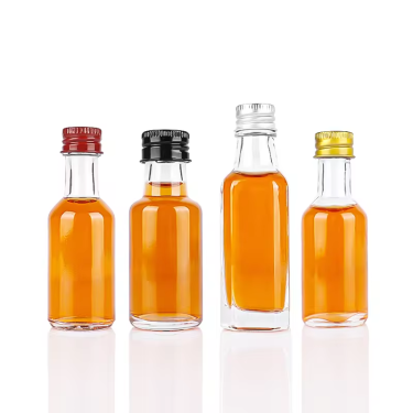 In Bulk 30ml Mini Glass Liquor Bottles Small Empty Spirit Whisky Wine Bottle With Screw Cap