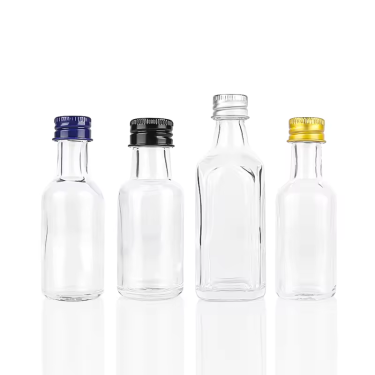 In Bulk 30ml Mini Glass Liquor Bottles Small Empty Spirit Whisky Wine Bottle With Screw Cap