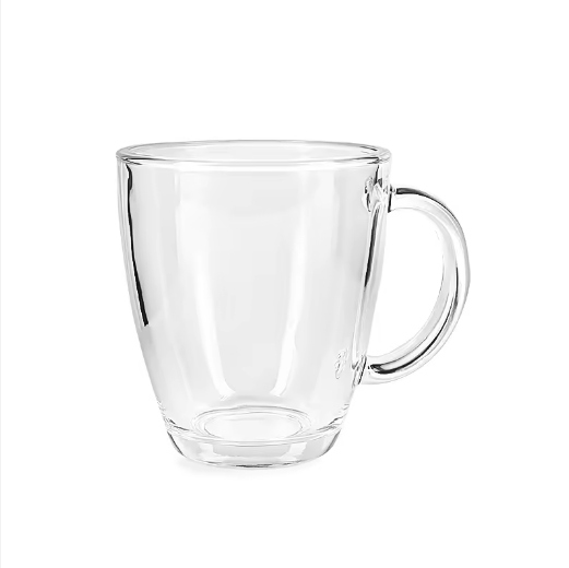 Custom Clear Glass Mug 370ml 440ml Glasses Cup Set Bar Drinking Glassware Table Water Cup