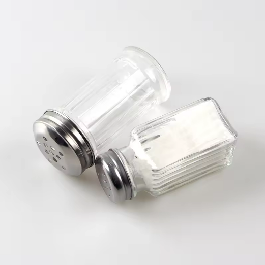 embossed 60ml Spice Salt Glass Jar with Lid wholesale