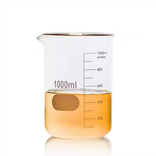 1000ml High Quality Round Beaker Borosilicate Glass for Laboratory 500ml Support Customization Screen Print