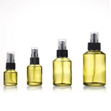 15ml 30ml 60ml 100ml 125ml 200ml 15g 30g 50g 100g Olive Green Lotion Serum Essential Oil Cream Glass Bottle And Jar Pump Dropper