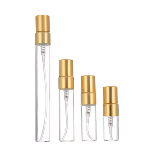 Portable 2ml 3ml 5ml 10ml Fine Mist Spray Sample Glass Tube Mini Perfume Bottle