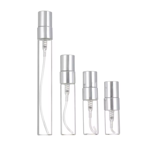 Portable 2ml 3ml 5ml 10ml Fine Mist Spray Sample Glass Tube Mini Perfume Bottle