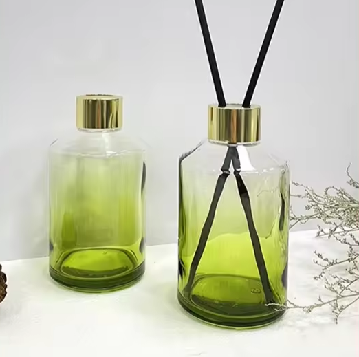 100ML 200ML Glass Aroma Oil Bottle With Reed Diffuser Sticks Air Freshener Perfume Glass Reed Diffuser Bottle