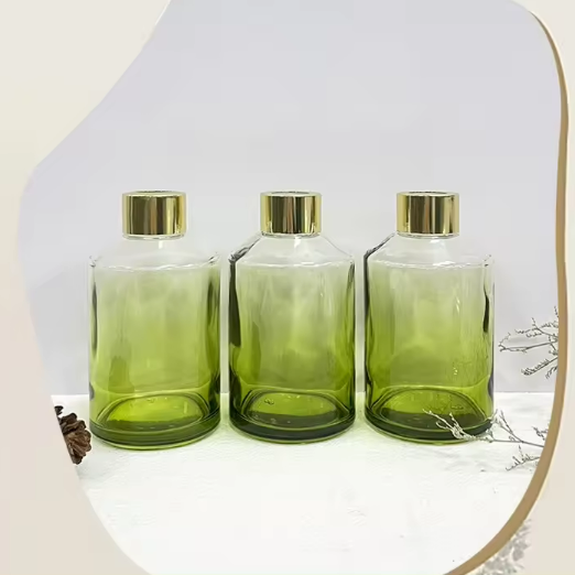 100ML 200ML Glass Aroma Oil Bottle With Reed Diffuser Sticks Air Freshener Perfume Glass Reed Diffuser Bottle