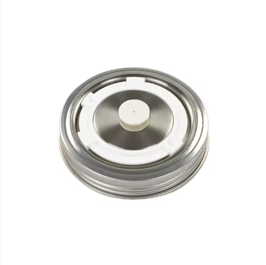 New Product Stainless Steel Mason Jar Date Tracker Lid Kitchen Fermentation Vacuum Lid