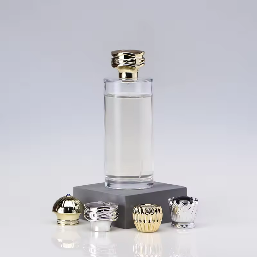 250ml large capacity clear empty round shape perfume glass bottle with sprayer for sale