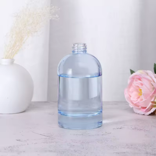 Wholesale 350ml transparent empty hand soap glass bottle with foaming pump