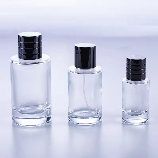 30 ml 50 ml 100 ml round shaped small empty spray glass perfume bottles china