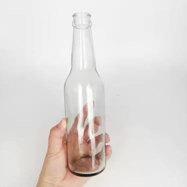 330ml clear glass beverage bottle