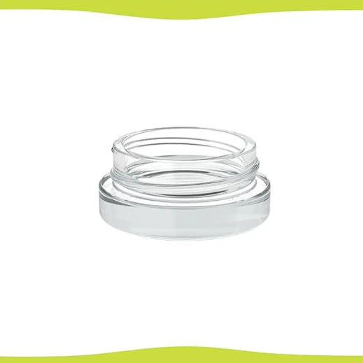 Round Square Eye Cream Glass Jar New Designed Cosmetic Storage Bottles & square Jars Series Glass Jars with Lid