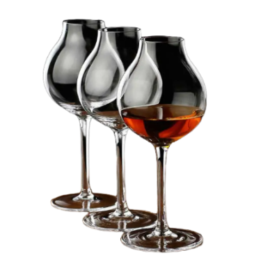 250ml High quality Blender Glasses Onion Shape Design Whisky Goblet Drinking Glass customize logo