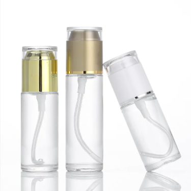 20ml 30ml 40ml 50ml 60ml 80ml 100ml 120ml clear glass lotion bottle with spray pump