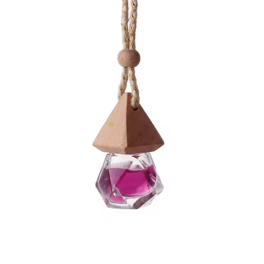 car hanging perfume glass bottle