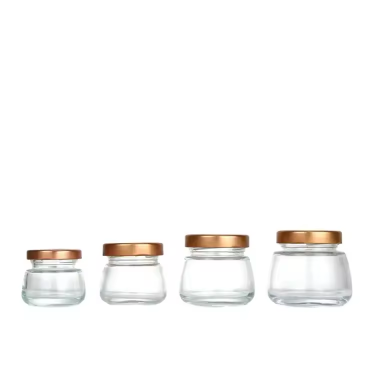 High Quality 30ml 50ml 75ml 100ml Transparent Short Round Shape Food Storage Edible Bird’s Nest Jam Glass Jar