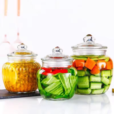 large food storage glass jar