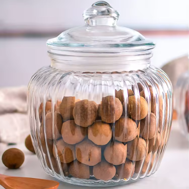 large food storage glass jar